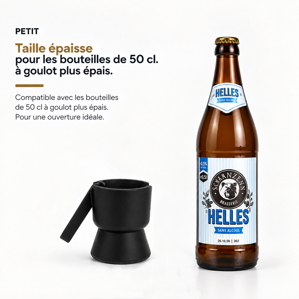 Flexilee™ — Ouvre-bières catapulte